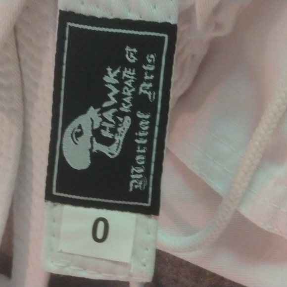 Hawk Sports size 0 white Gi EUC, complete set - Picture 4 of 10